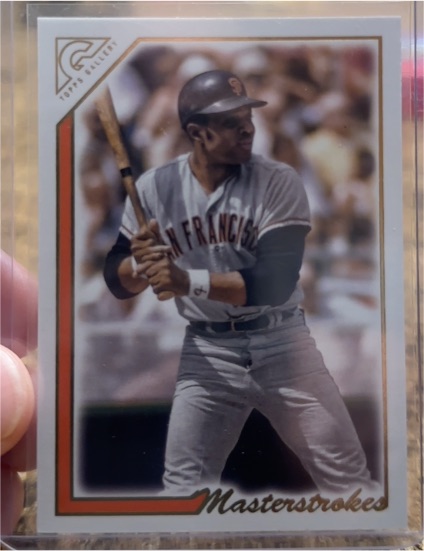 2022 Topps Gallery Masterstrokes #MS-19 Willie Mays — front