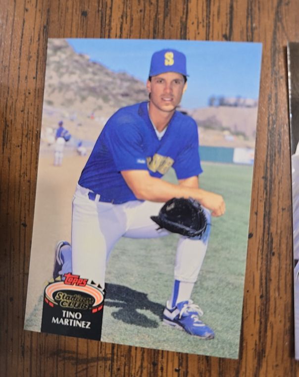 1992 Topps Stadium Club #573 Tino Martinez — front