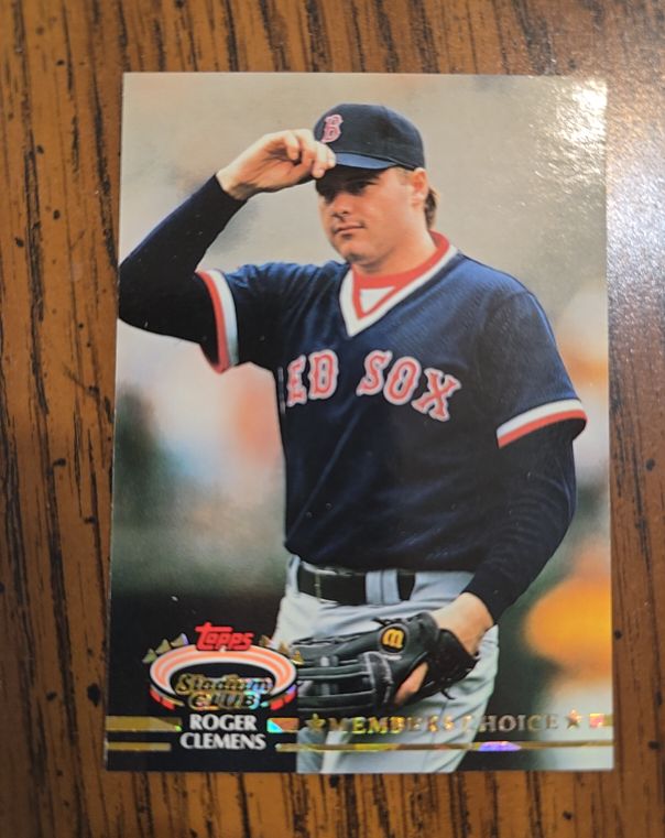 1992 Topps Stadium Club #593 Roger Clemens — front