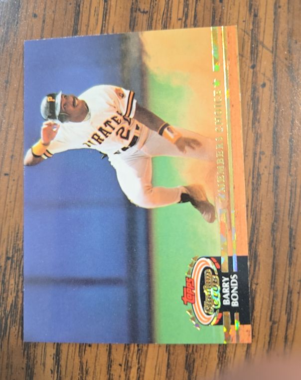 1992 Topps Stadium Club Members Choice #604 Barry Bonds — front