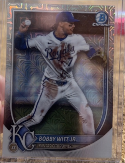 2025 Bowman Chrome #7 Bobby Witt Jr. — front