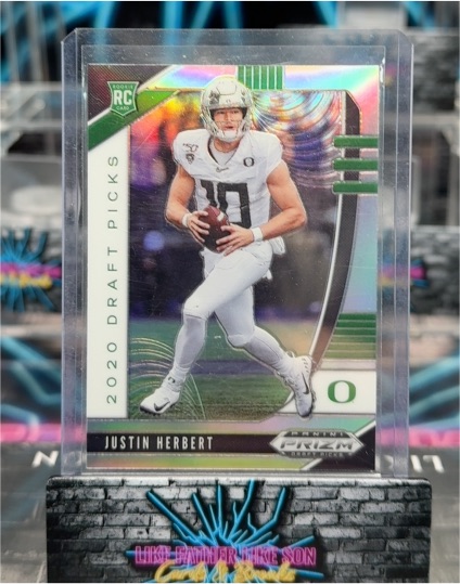 2020 Panini Prizm Draft Picks #102 Justin Herbert — front