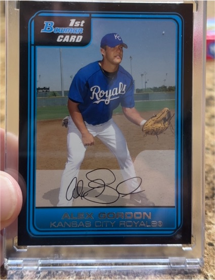 2006 Bowman #B1 Alex Gordon — front