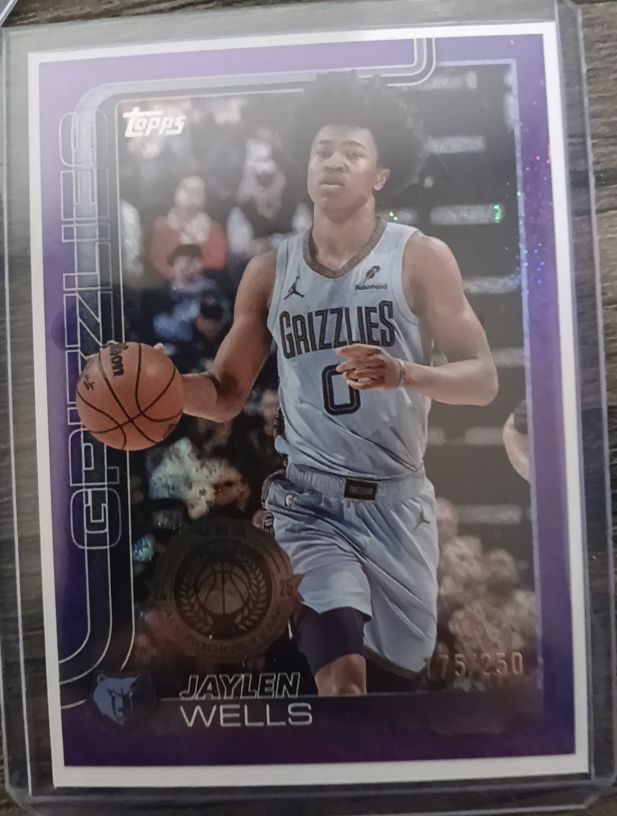 2025-26 Topps #183 Jaylen Wells Memphis Grizzlies — front