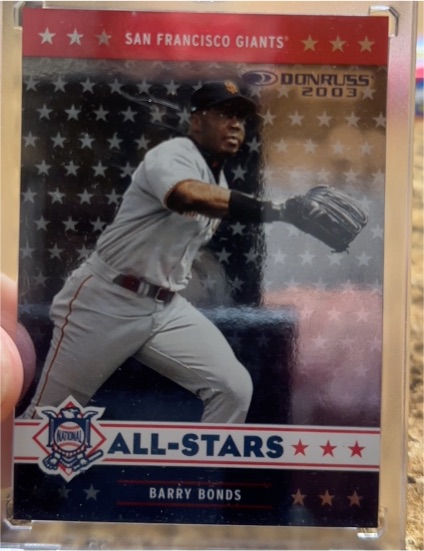2003 Donruss All-Stars #NL-6 Barry Bonds — front