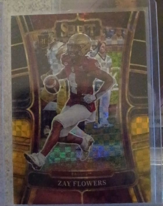 2023 Panini Select Draft Picks #17 Zay Flowers Boston College Eagles — front