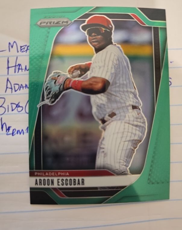 2025 Panini Prizm #158 Aroon Escobar — front