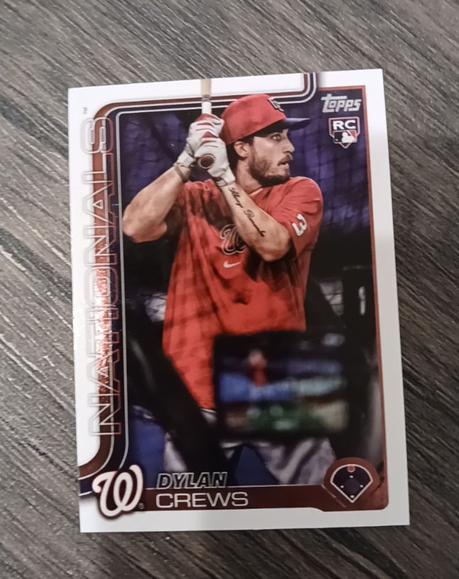 2025 Topps Baseball Dylan Crews Rookie Card — front