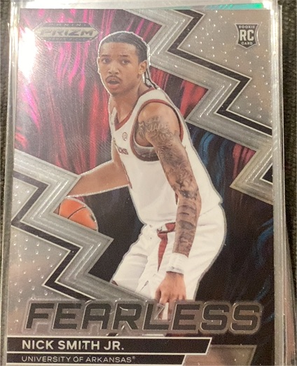 2023 Panini Prizm Draft Picks #4 Nick Smith Jr. Fearless RC — front