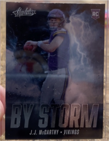 2024 Panini Absolute #BS-JMY J.J. McCarthy By Storm — front