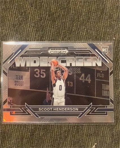 2023 Panini Prizm Draft Picks Widescreen #3 Scoot Henderson — front