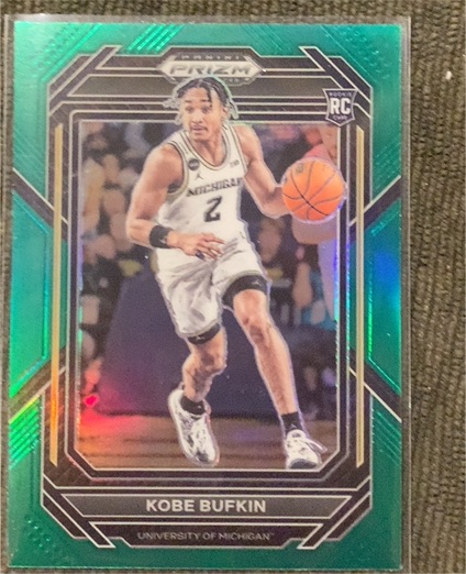 2023-24 Panini Prizm Draft Picks #22 Kobe Bufkin — front