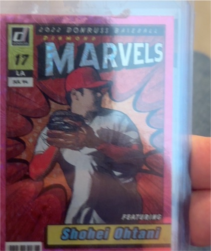 2022 Donruss Baseball #17 Shohei Ohtani Marvels — front