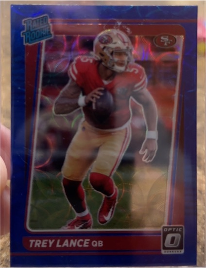 2021 Donruss Optic #203 Trey Lance Rated Rookie — front