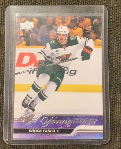 2023-24 Upper Deck #215 Brock Faber — front