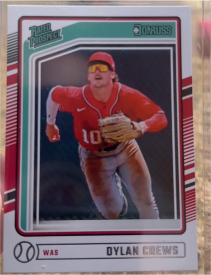 2024 Donruss Rated Prospects #136 Dylan Crews — front