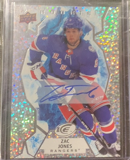 2021-22 Upper Deck Ice #106 Zac Jones — front