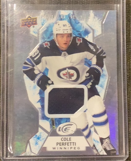 2021-22 Upper Deck Ice #104 Cole Perfetti — front