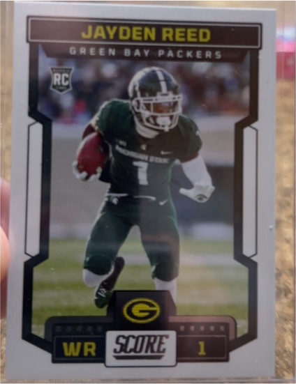 2023 Panini Score #363 Jayden Reed — front