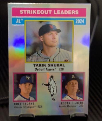 2025 Topps Heritage Chrome #204 Tarik Skubal — front