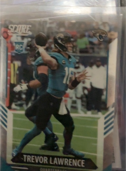 2021 Panini Chronicles Score #401 Trevor Lawrence — front
