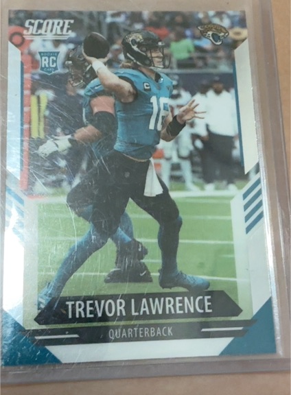 2021 Panini Chronicles Score Update Rookies #401 Trevor Lawrence — front