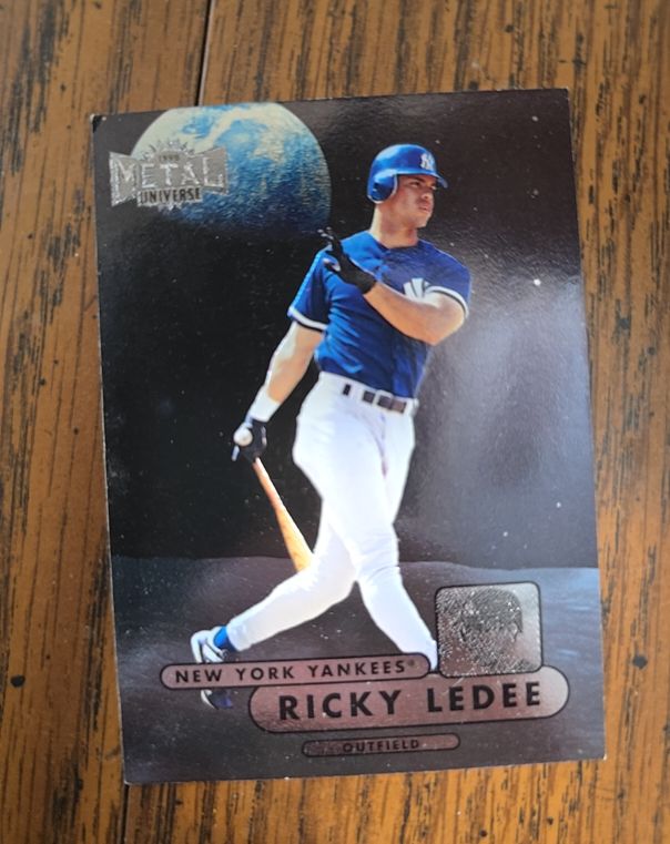 1998 Skybox Metal Universe #43 Ricky Ledee — front