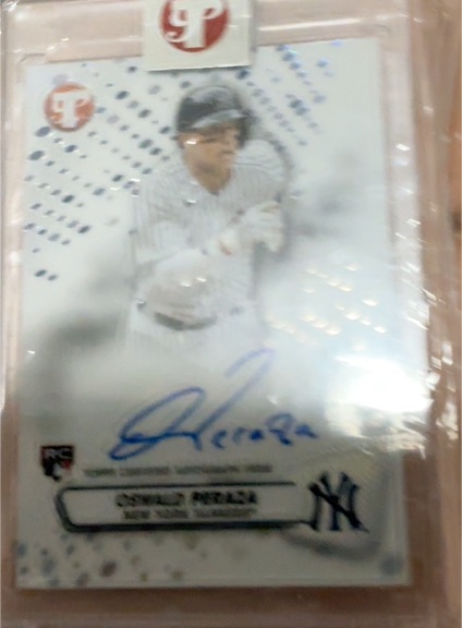 2023 Topps Pristine #PA-OP Oswald Peraza — front