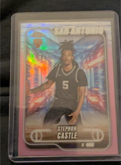 2024-25 Topps Chrome #122 Stephon Castle — front