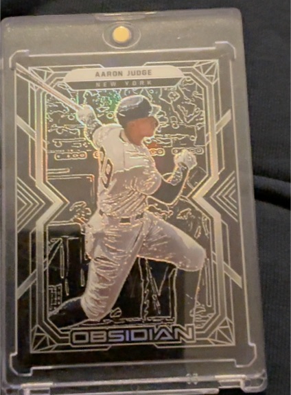 2022 Panini Chronicles Obsidian #36 Aaron Judge — front