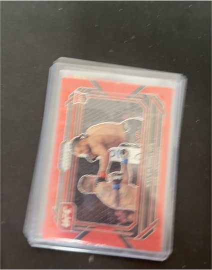2023 Panini Prizm UFC Bryce Mitchell Red Wave — front