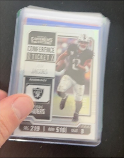 2023 Panini Contenders #219 Josh Jacobs — front