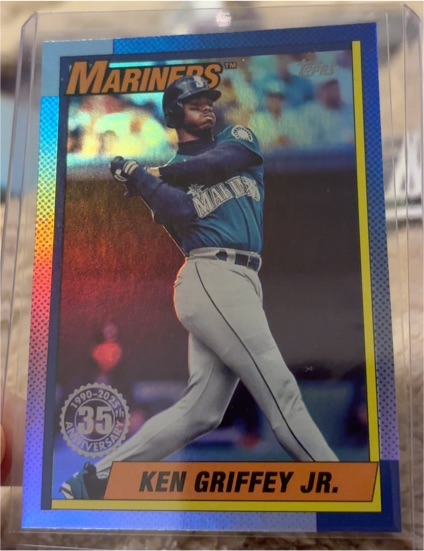 2025 Topps Series 1 Ken Griffey Jr 1990 35th Anniversary #T90-76 Mariners — front