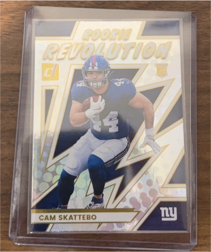 2025 Panini Donruss #14 Cam Skattebo Rookie Revolution — front