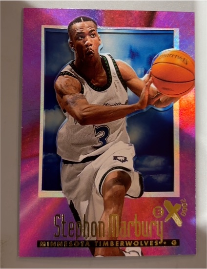 1996-97 Skybox E-X2000 #42 Stephon Marbury — front