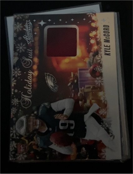 2025 Panini Absolute Football Holiday Suit #HS-KMC Kyle McCord — front