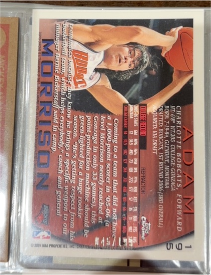 2007-08 Topps #114 Adam Morrison — front