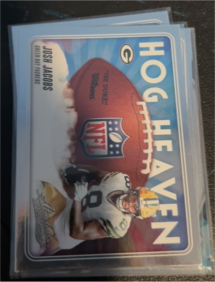 2025 Panini Absolute Hog Heaven #HH-JAJ Josh Jacobs — front