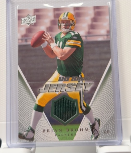 2008 Upper Deck Rookie Jerseys #UDRJBB Brian Brohm — front