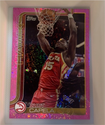 2025-26 Topps Sandglitter #63 Clint Capela — front