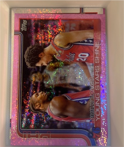 2025 Topps Philly Tough Young Stars Shine #275 Tyrese Maxey Jared McCain — front