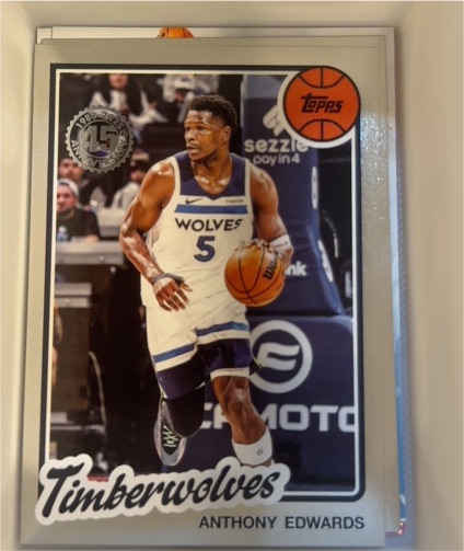 2025-26 Topps 45th Anniversary #80BK-90 Anthony Edwards — front