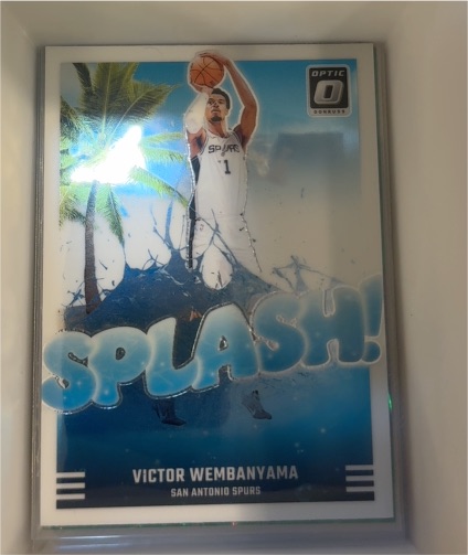 2024-25 Donruss Optic #4 Victor Wembanyama Splash! — front