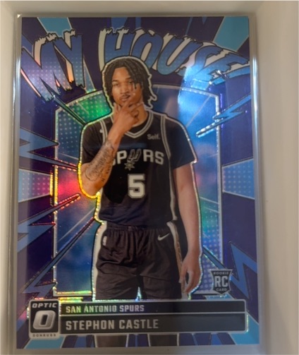 2024-25 Donruss Optic #16 Stephon Castle My House — front
