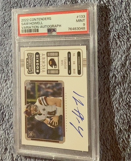 2022 Panini Contenders #133 Sam Howell Variation-Autograph — front