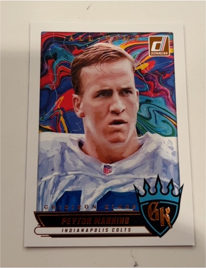 2025 Donruss Gridiron Kings #ATGK-PMG Peyton Manning — front