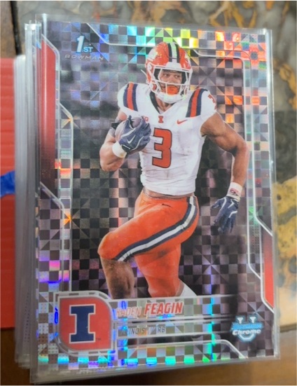 2025 Bowman Chrome University #26 Kaden Feagin — front