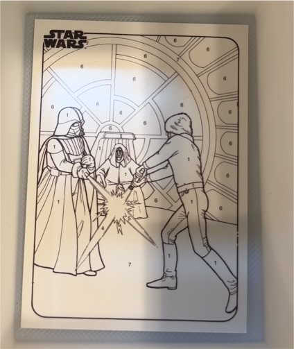2025 Topps Chrome Star Wars By The Number #CP-10 Darth Vader Luke Skywalker Emperor Palpatine — front