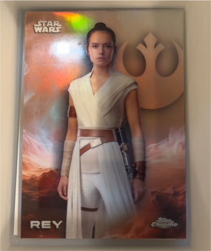 2025 Topps Chrome Star Wars #155 Rey — front