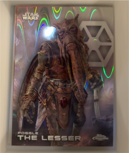 2025 Topps Chrome Star Wars #146 Poggle The Lesser — front